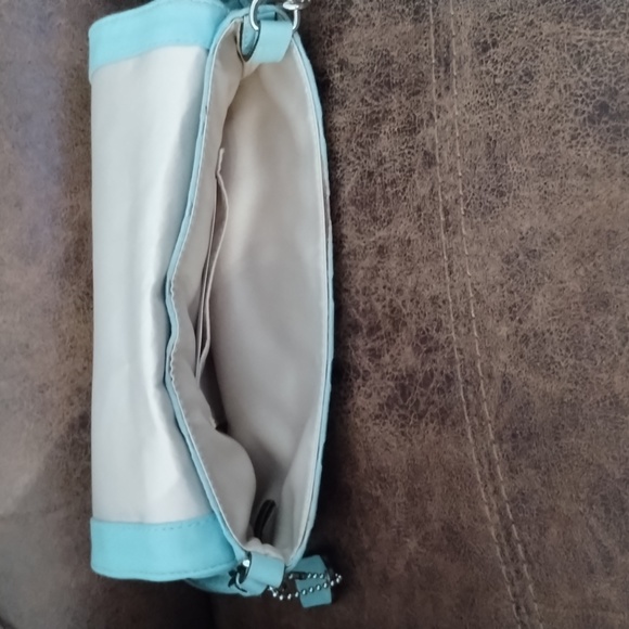 Coach turquoise signature collection evening bag - Picture 3 of 4